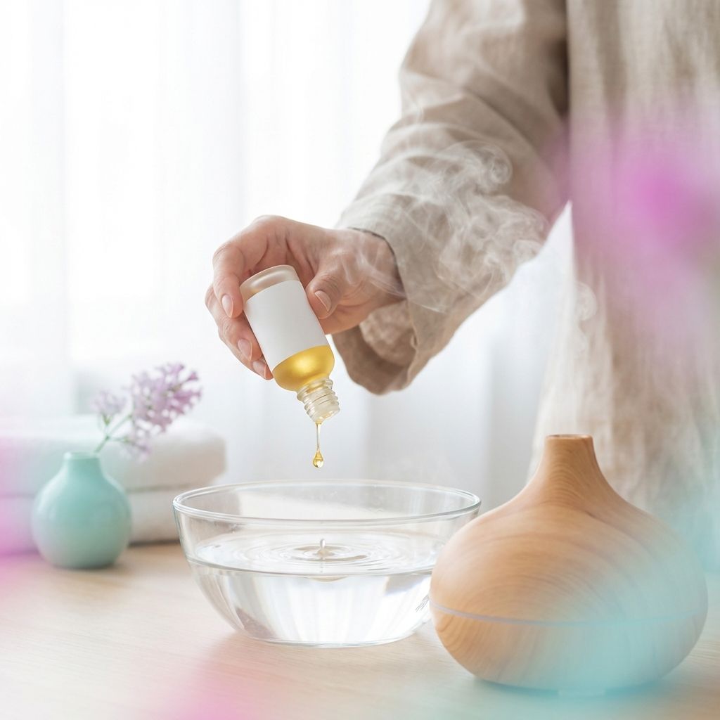 Aceites esenciales y aromaterapia para masaje relajante y bienestar emocional