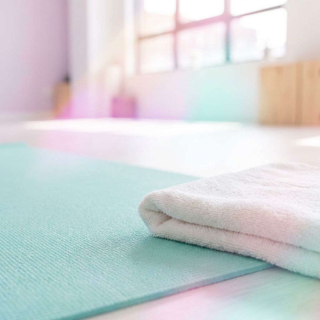 Mujer practicando ejercicios de respiración y relajación al aire libre