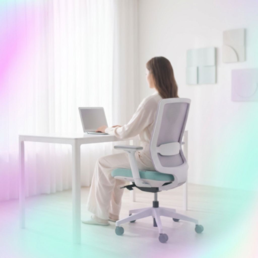Infografía sobre postura correcta en el escritorio para evitar dolor de espalda