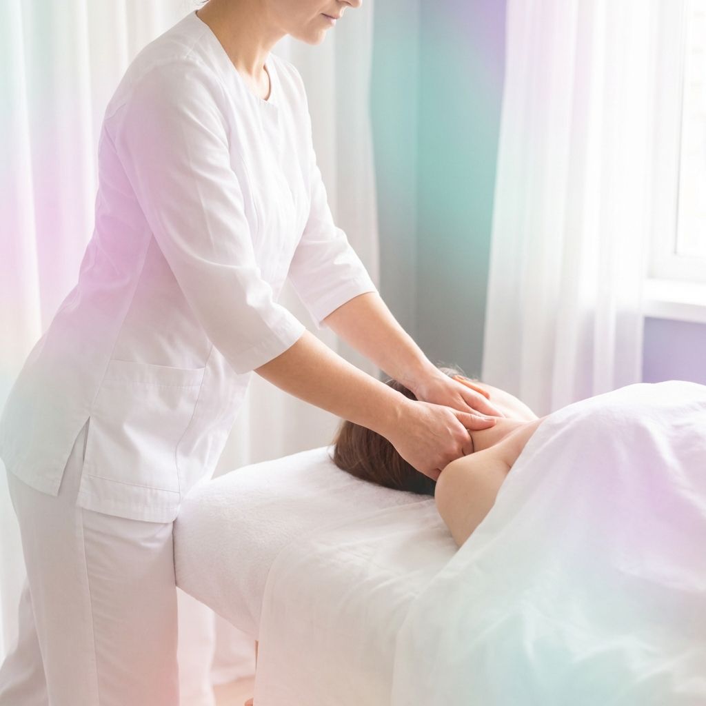 Persona utilizando el móvil de forma correcta a la altura de los ojos frente a una postura incorrecta